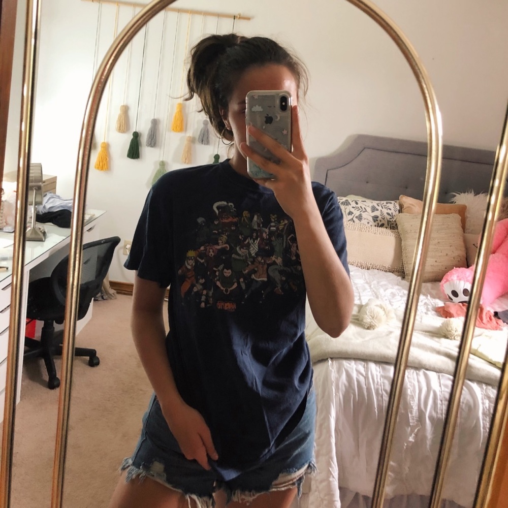 original naruto anime retro looking t-shirt